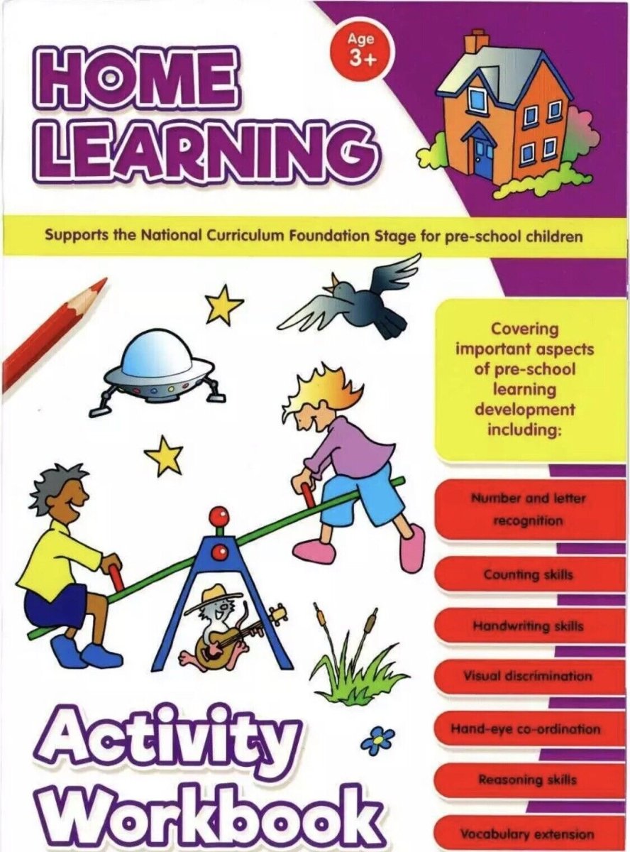 Home Learning Activity Book A4 - Kids Party Craft