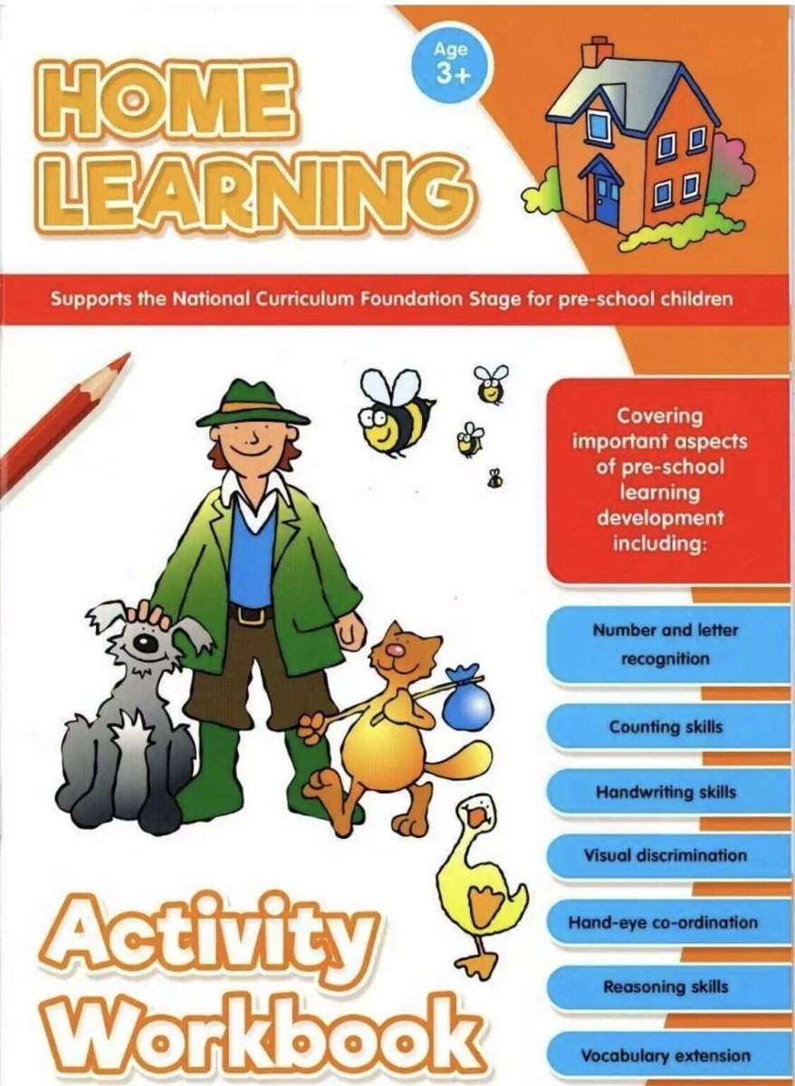 Home Learning Activity Book A4 - Kids Party Craft