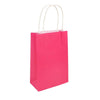 Hot Pink Paper Party Bags - Kids Party Craft