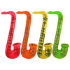 Inflatable Saxophone 4 Assorted Neon Colours (75cm) - Kids Party Craft