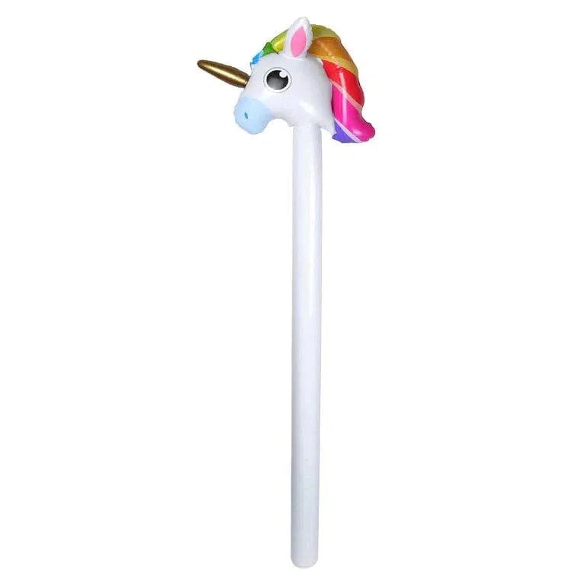 Inflatable Unicorn Stick (110cm) - Kids Party Craft