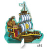 Jake & Neverland Pirate Ships Bowling Game - Kids Party Craft