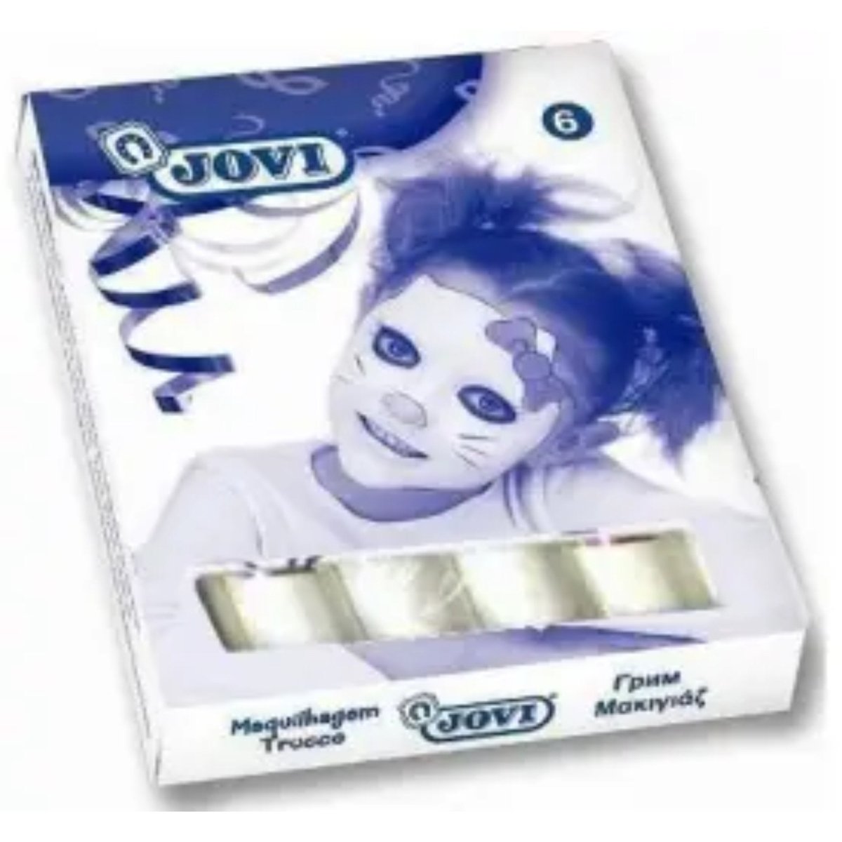 Jovi White Face Paint Crayons - Kids Party Craft