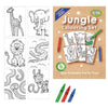 Jungle A6 Colouring Set Eco Friendly - Kids Party Craft