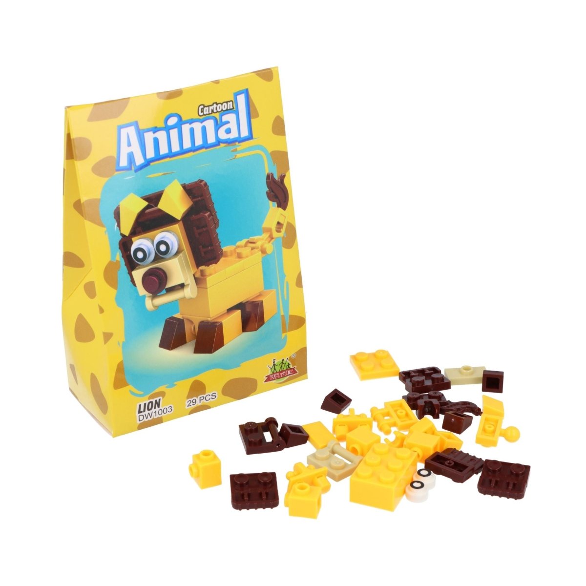 Jungle Animal Brick Kits - Kids Party Craft