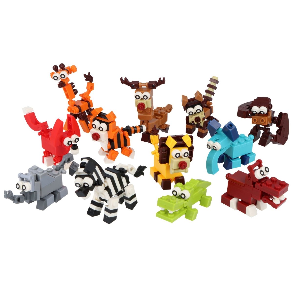 Jungle Animal Brick Kits - Kids Party Craft