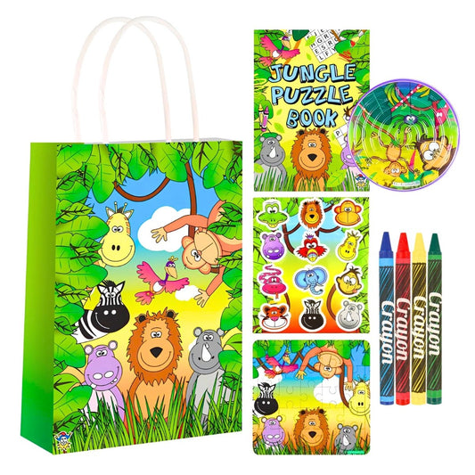 Jungle Pre-Filled Party Bags - Kids Party Craft