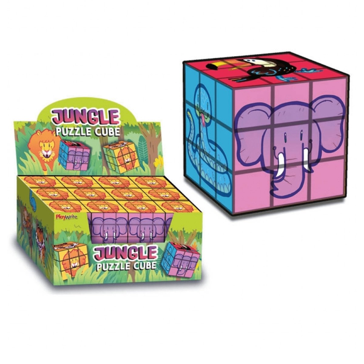 Jungle Puzzle Cube - Kids Party Craft