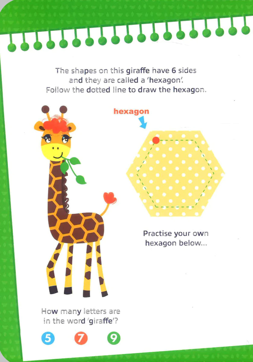 Jungle Safari Wipe Clean With Pen Book - Kids Party Craft