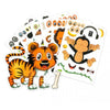 Jungle World Sticker Scene Create Pack - Kids Party Craft