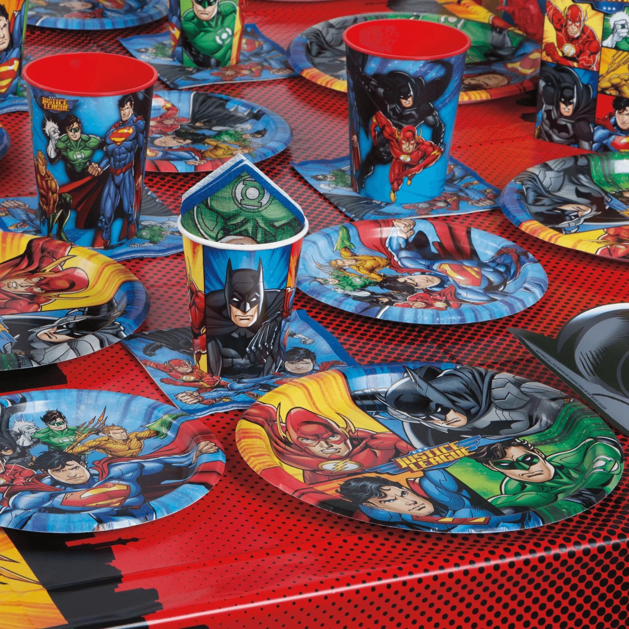 Justice League Beverage Napkins 16pk - Kids Party Craft