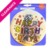 Large Happy Birthday Badge - Kids Party Craft