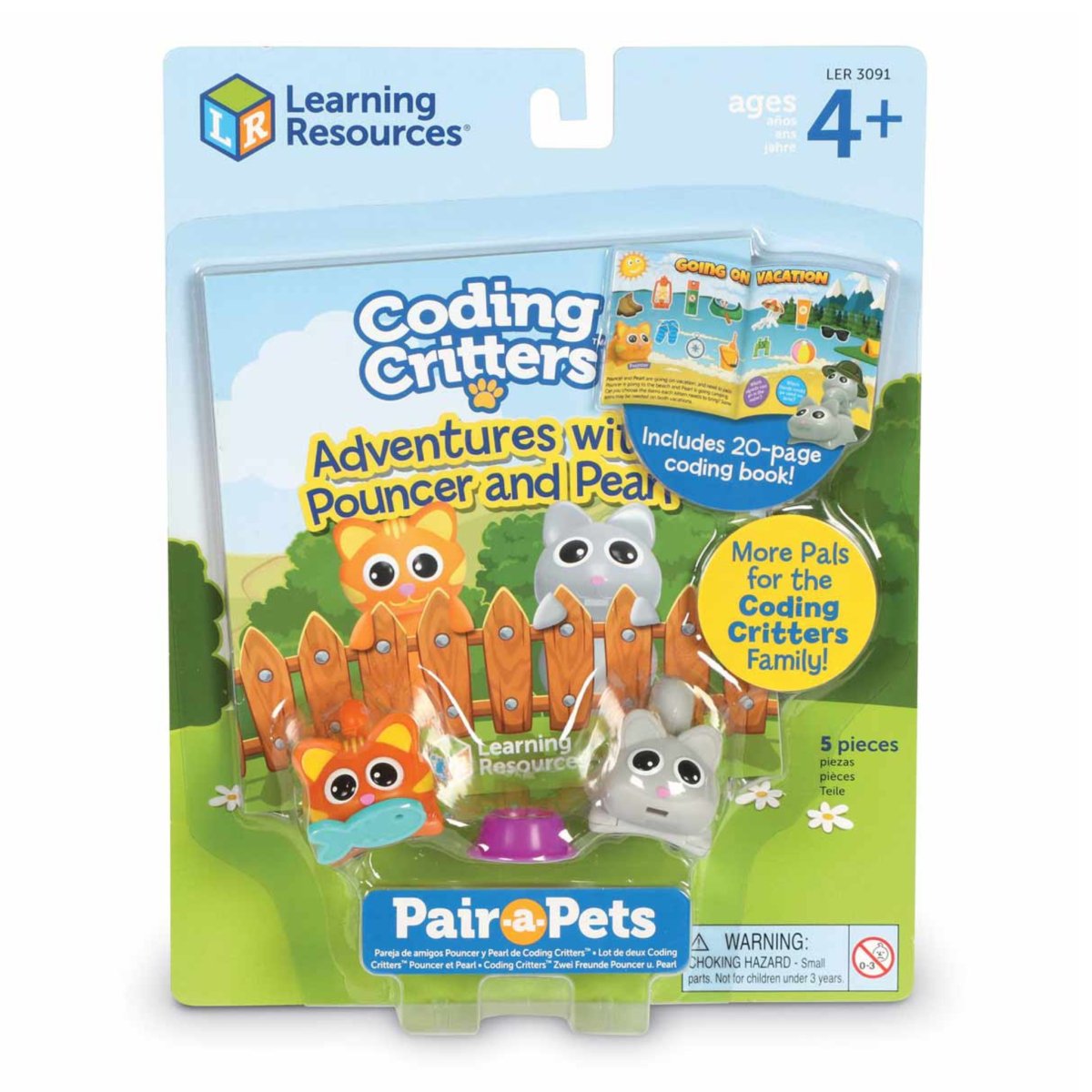Learning Resources Coding Critters Pair-A-Pets - Kids Party Craft ...