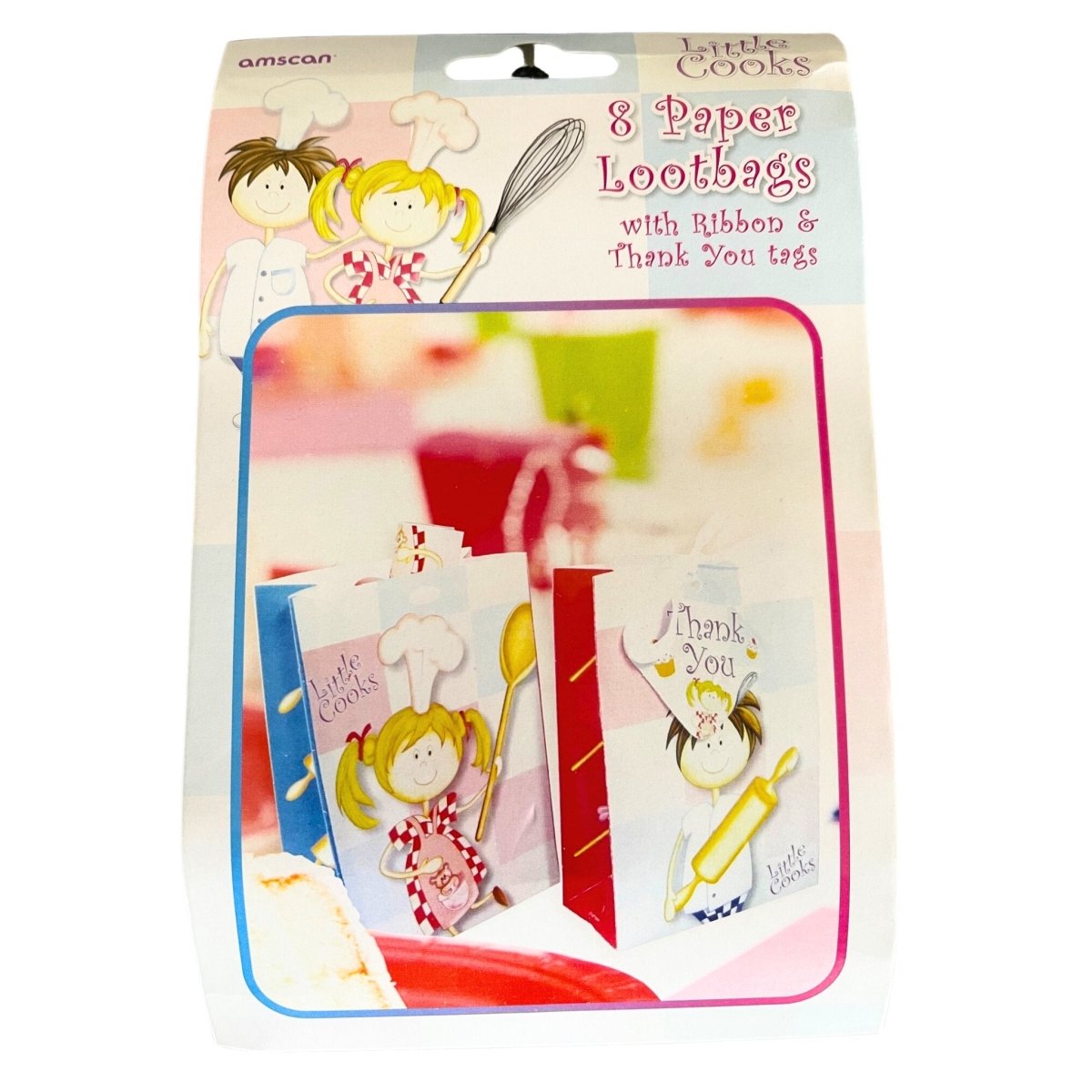 Little Cooks Paper Party Loot Bags 8pk - Kids Party Craft