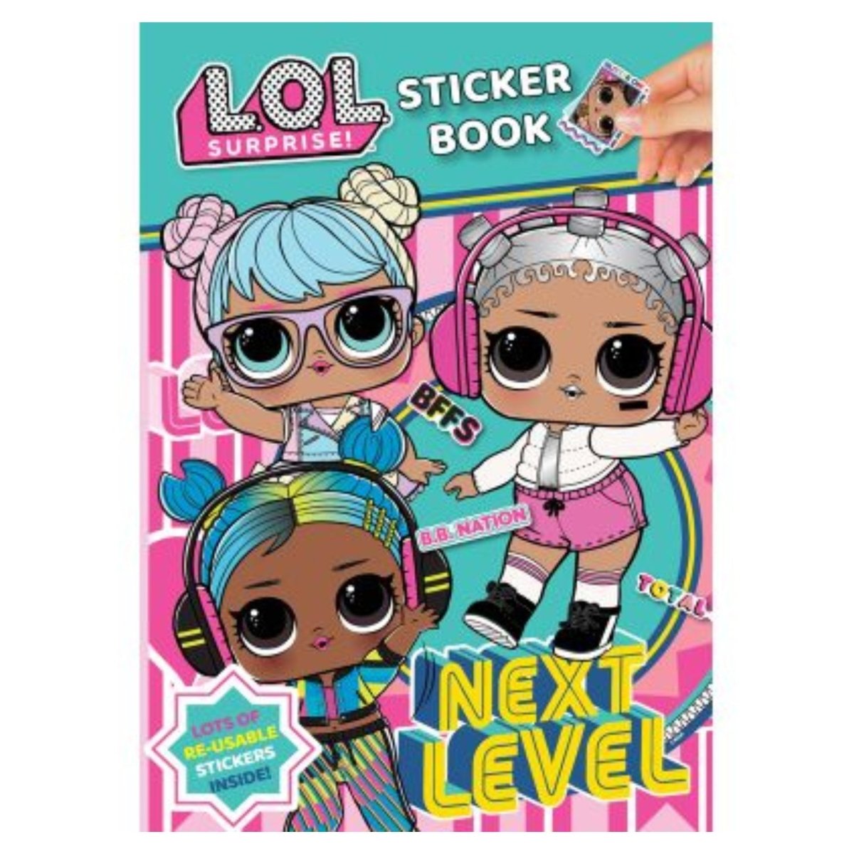 LOL Surprise Sticker Book - Kids Party Craft