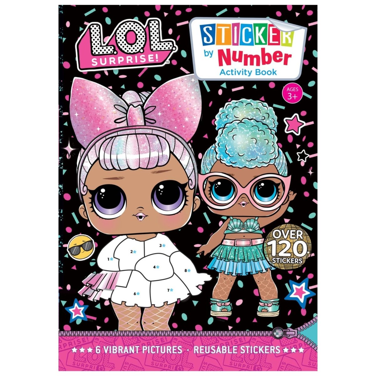 LOL Surprise Sticker by Number Book - Kids Party Craft | Kids Party Craft