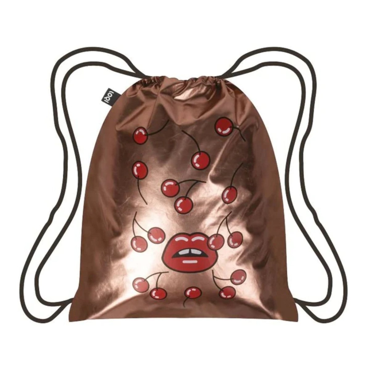 Loqi Cherry Lips Drawstring Bag - Kids Party Craft