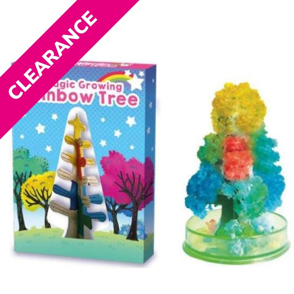 Magic Growing Rainbow Tree 16x11.5x2cm - Kids Party Craft