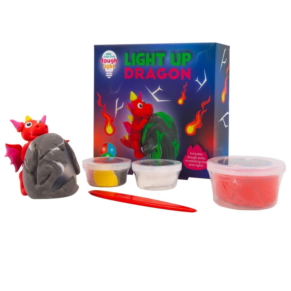 Make Your Own Dragon Dough Light - Kids Party Craft