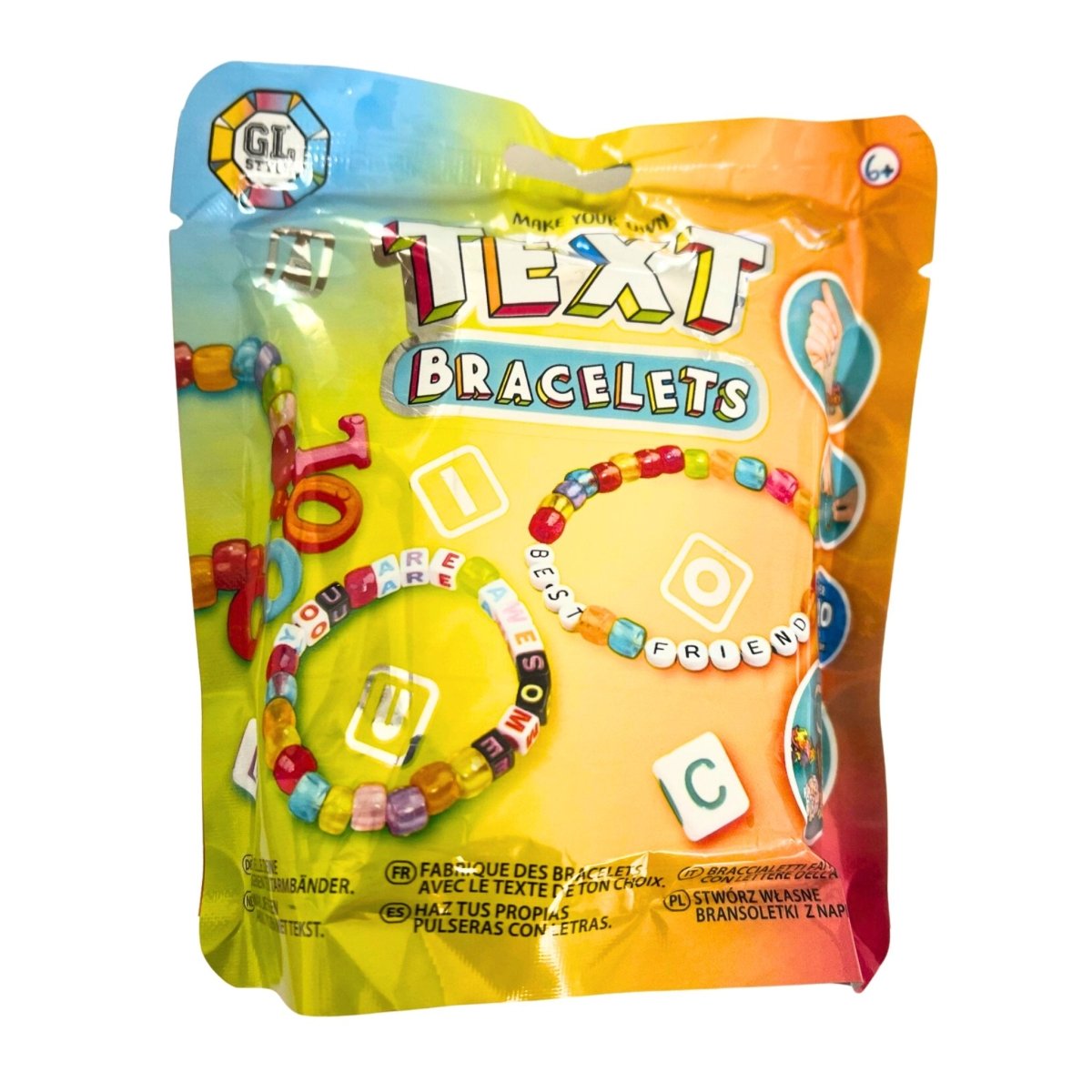 Make Your Own Text Bracelets Surprise Bag - Kids Party Craft