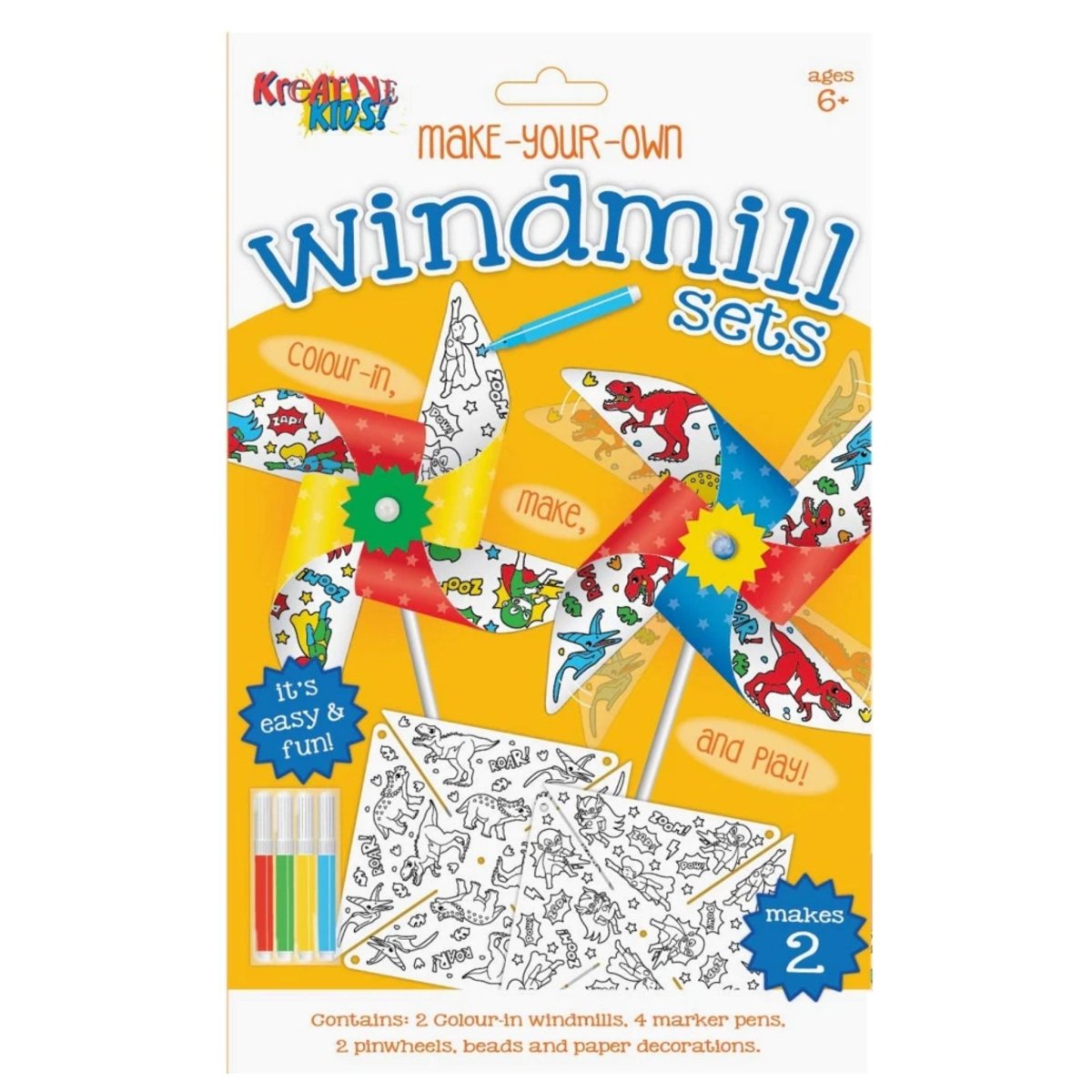 Make Your Own Windmill Sets - Kids Party Craft