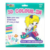 Mermaid 3D Colouring Kit - Kids Party Craft