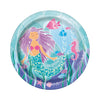 Mermaid 9" Dinner Plates 8pk - Kids Party Craft