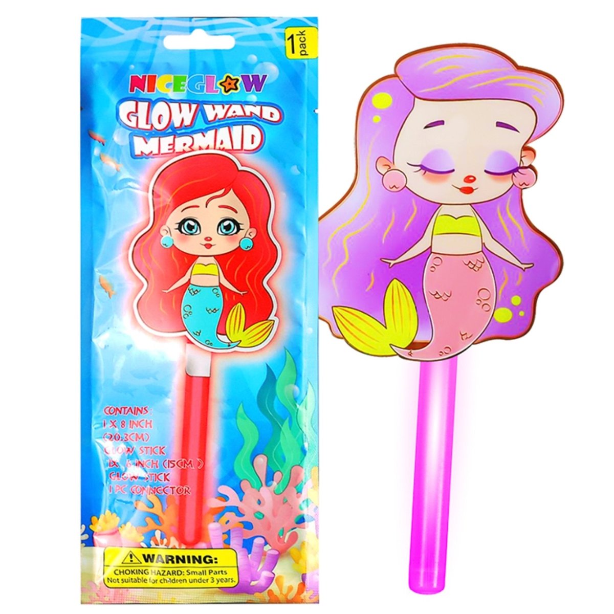 Mermaid Glow In The Dark Wand - Kids Party Craft