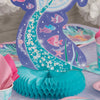 Mermaid Honeycomb Centerpiece Table Decoration - Kids Party Craft