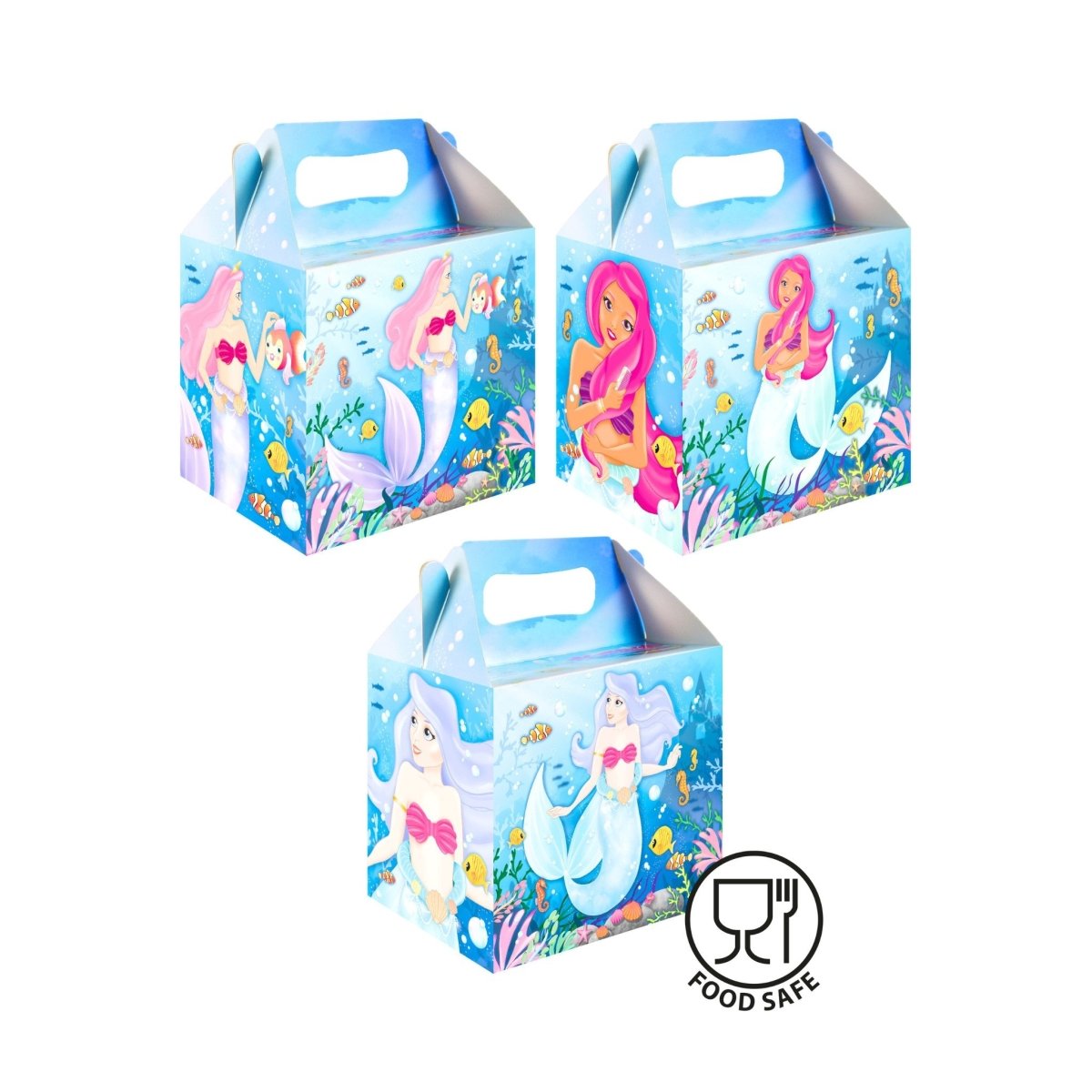 Mermaid Party Food Boxes - Kids Party Craft