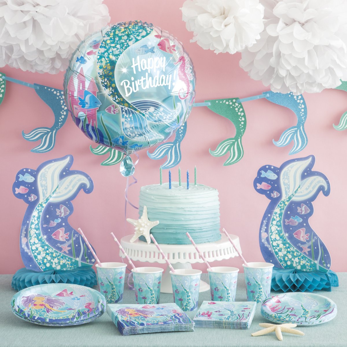 Mermaid Party Kit For 8