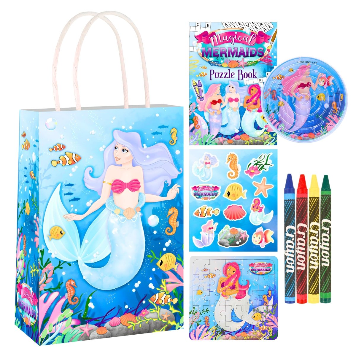Mermaid Pre-Filled Party Bags - Kids Party Craft