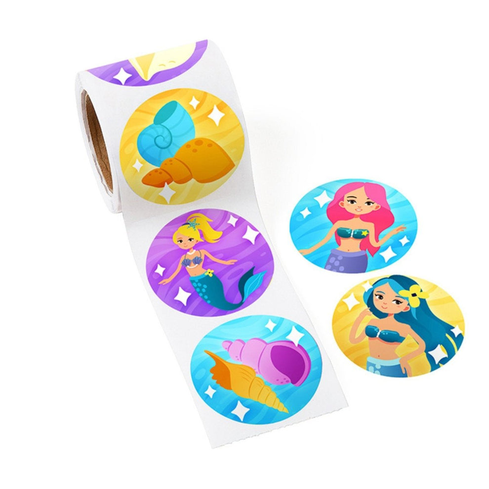 Mermaid Sticker Roll (120 Stickers) - Kids Party Craft | Kids Party Craft