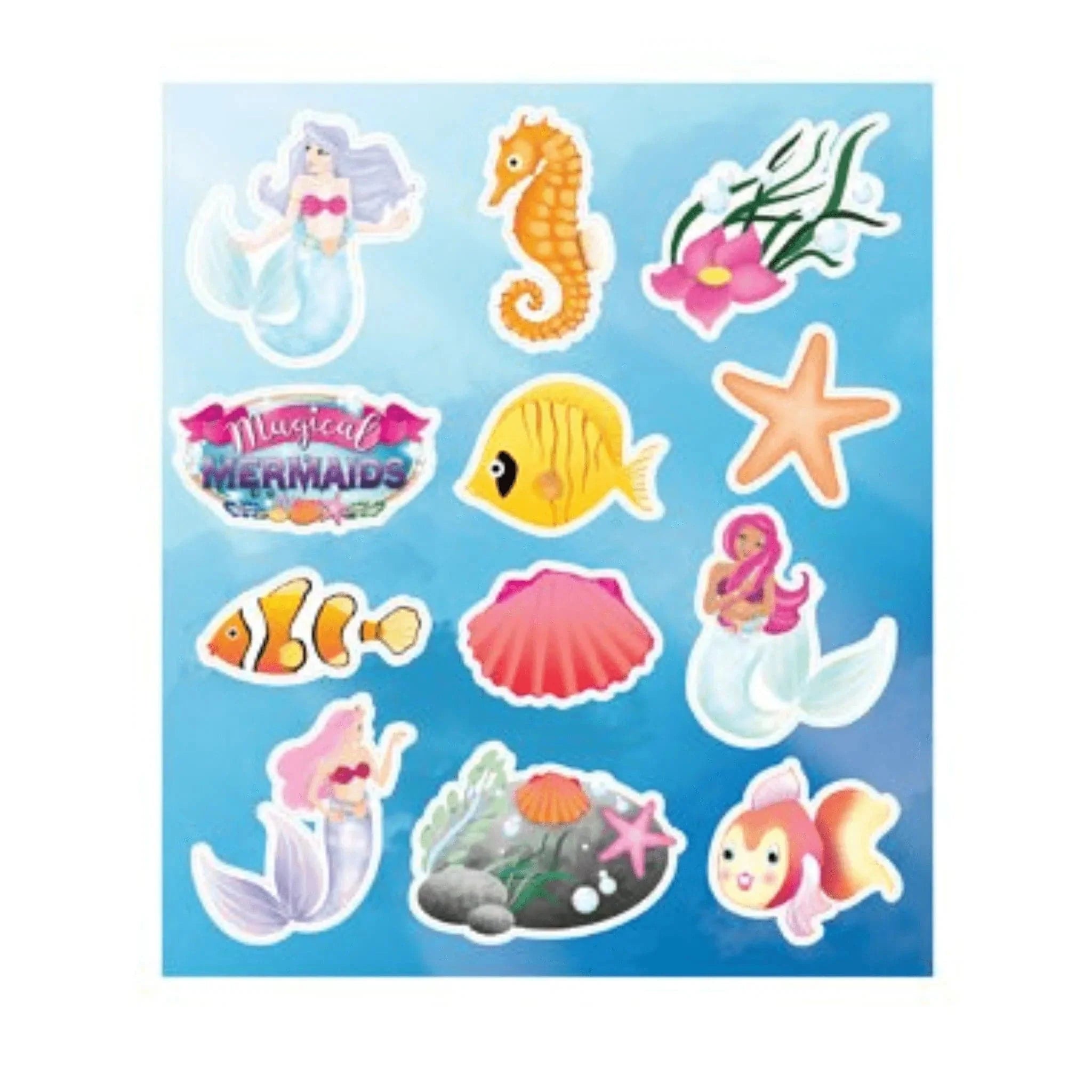 Mermaid Sticker Sheet - Kids Party Craft