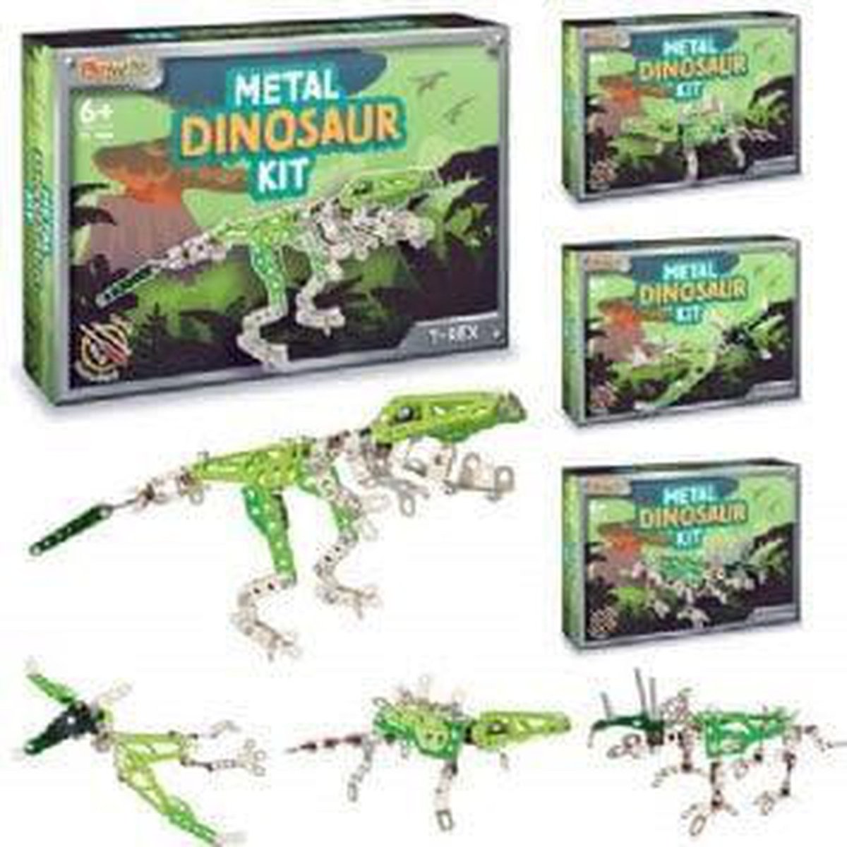 Metal Dinosaur Kits 24.5x17.5x5cm - Kids Party Craft