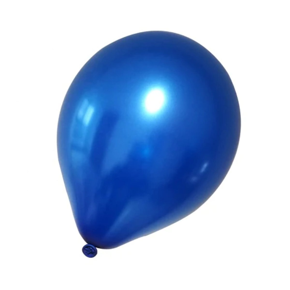 Metallic Blue Balloons 28cm/11" - 10 Pack - Kids Party Craft