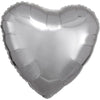 Metallic Silver Heart 18