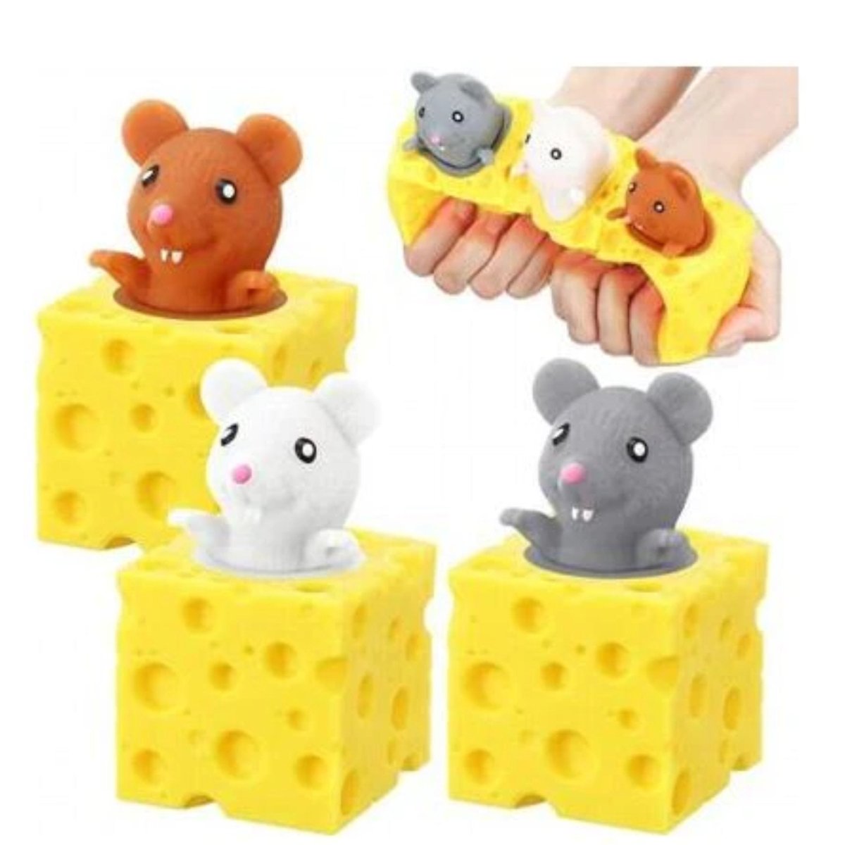 Mice N Cheese Pop Out Mouse - Kids Party Craft