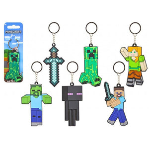 Minecraft Keyring Rubber 8cm - Kids Party Craft