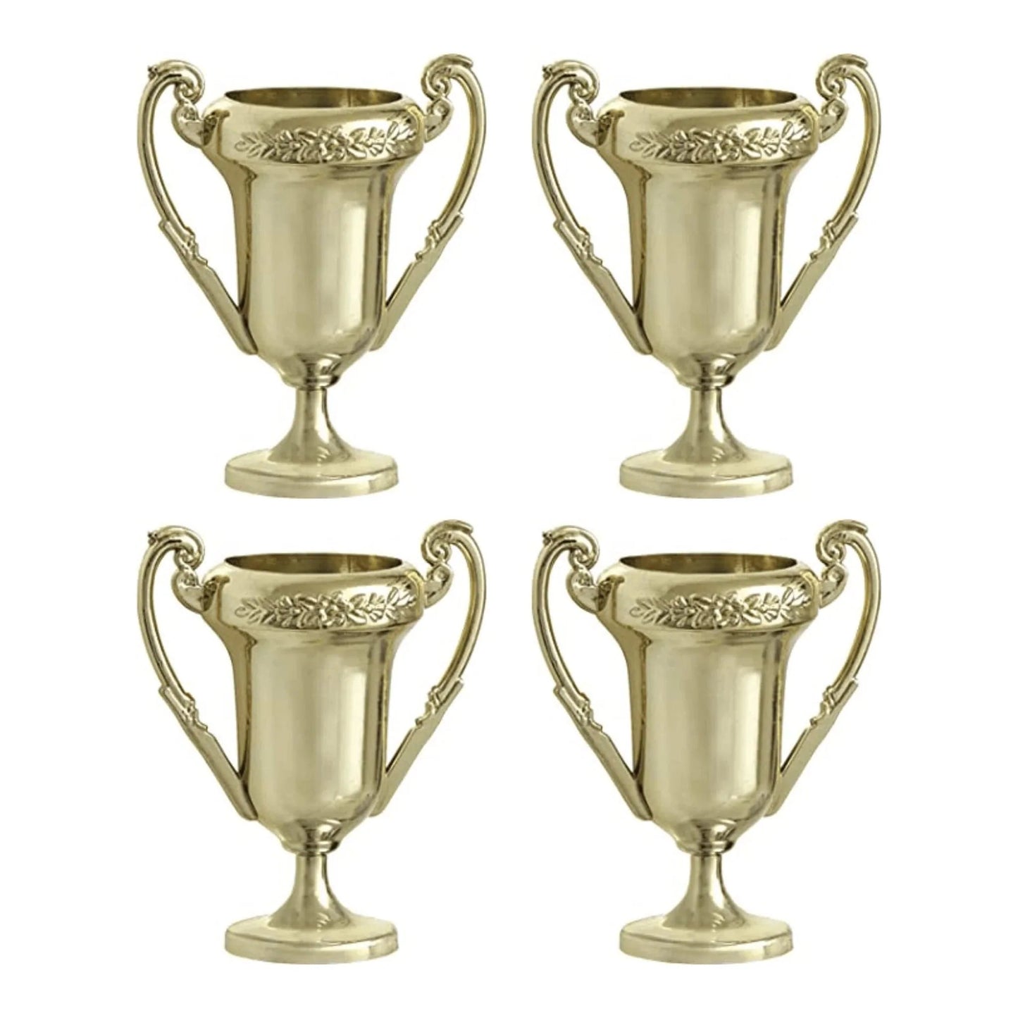 Mini Award Trophies 4pk - Kids Party Craft