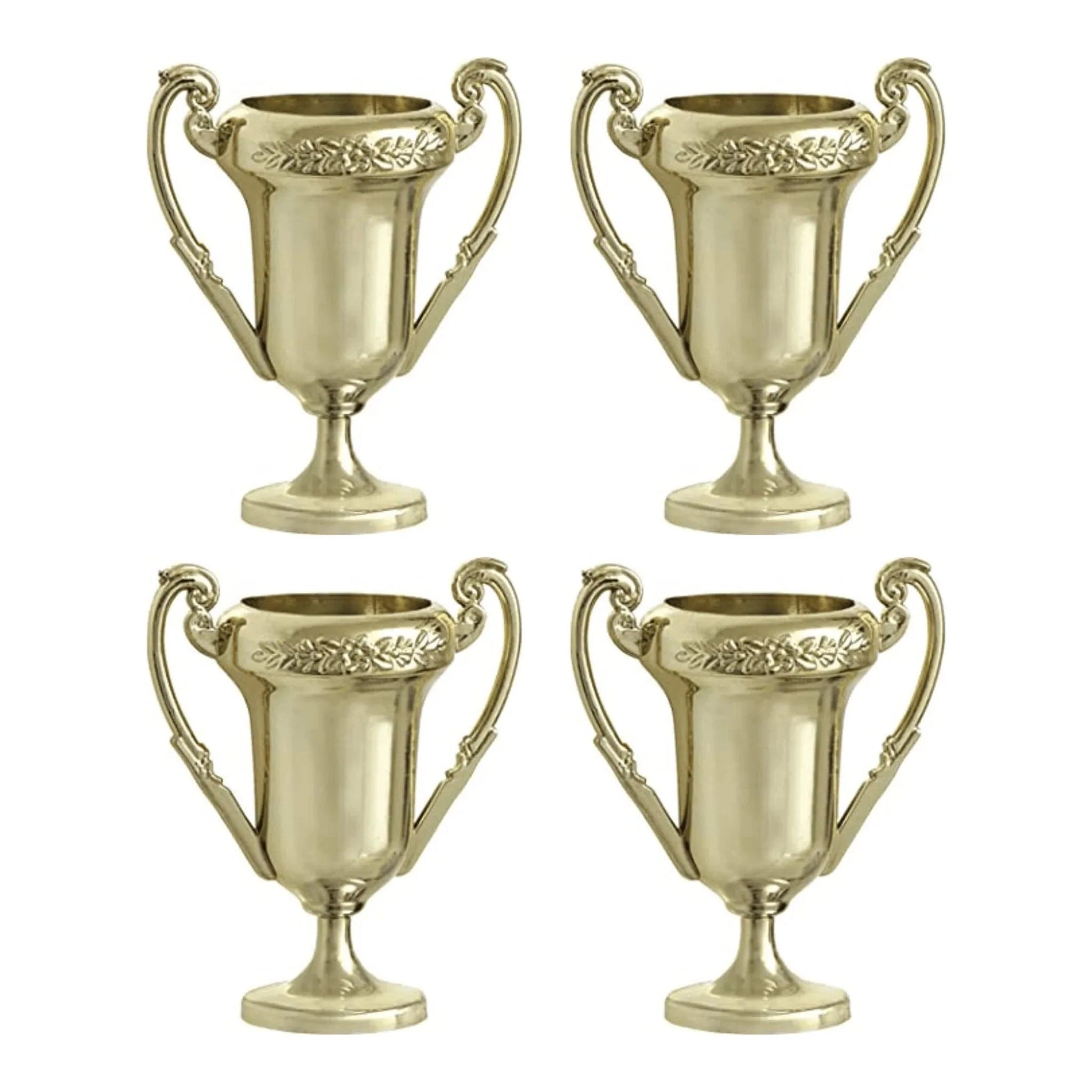 Mini Award Trophies 4pk - Kids Party Craft