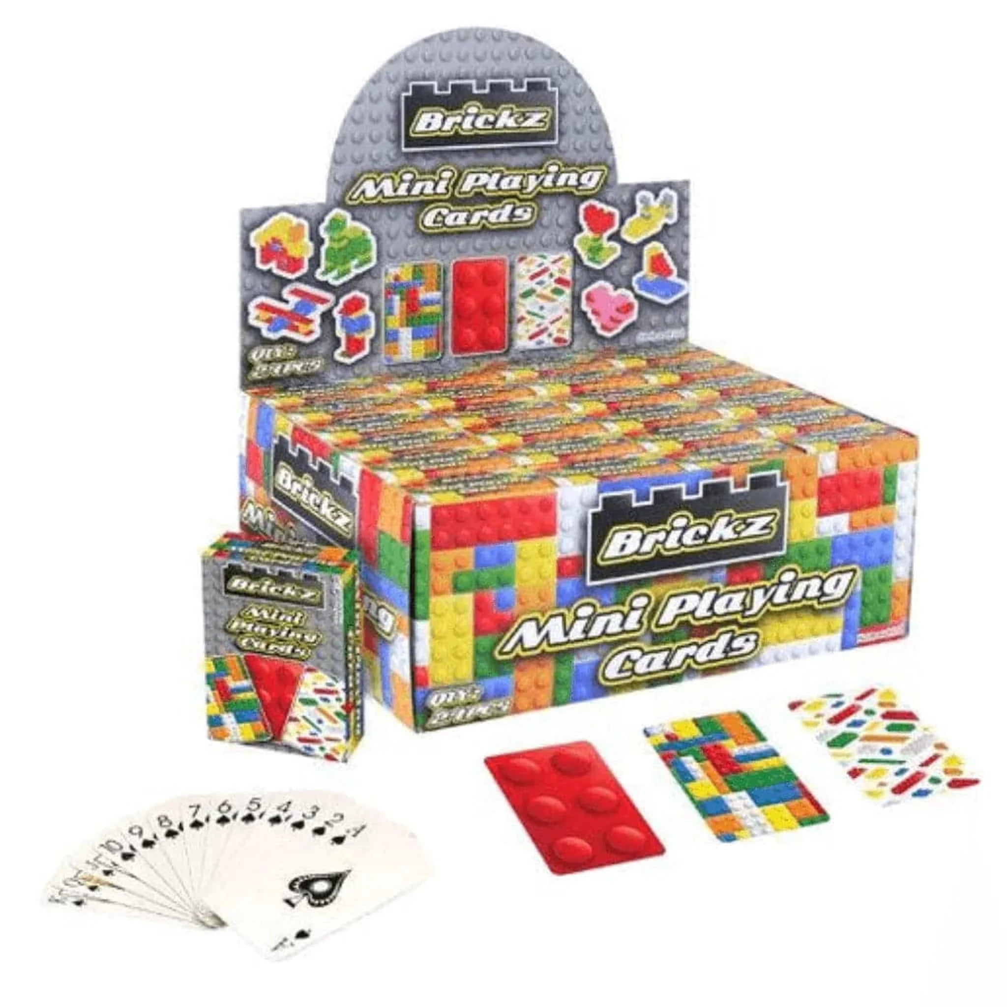 Mini Brickz Playing Cards - Kids Party Craft