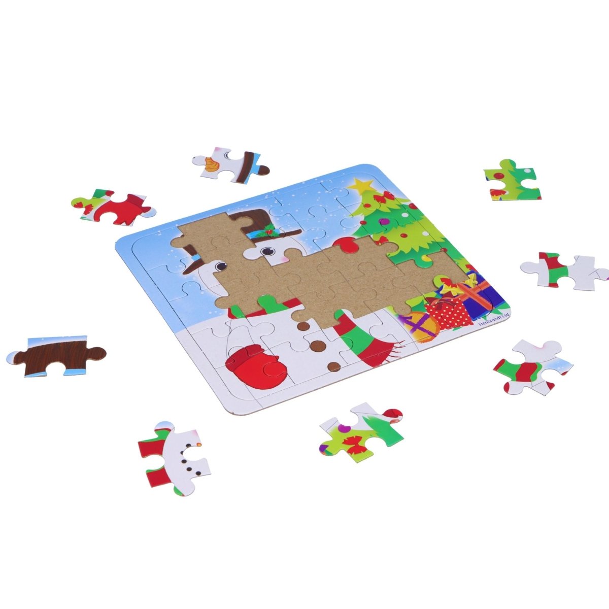 Mini Christmas Jigsaw Puzzles - Kids Party Craft