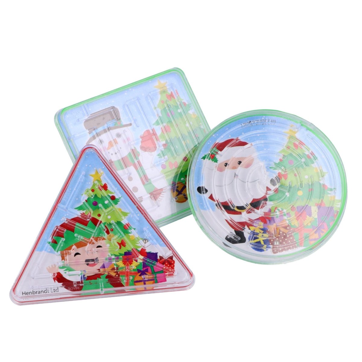 Mini Christmas Puzzle Mazes - Kids Party Craft