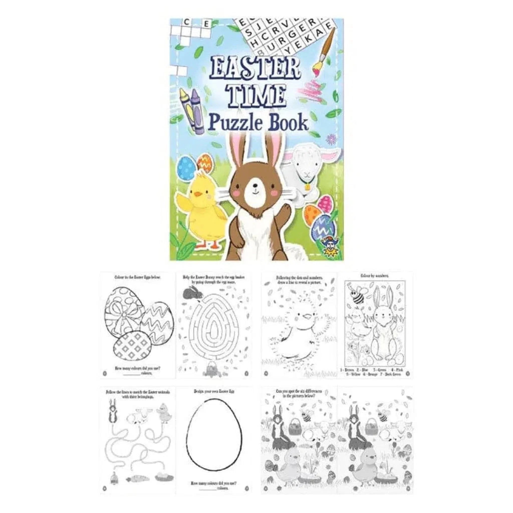 Mini Easter Puzzle Books - Kids Party Craft