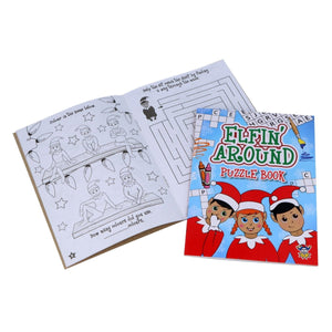 Mini Elfin Around Puzzle Book - Kids Party Craft