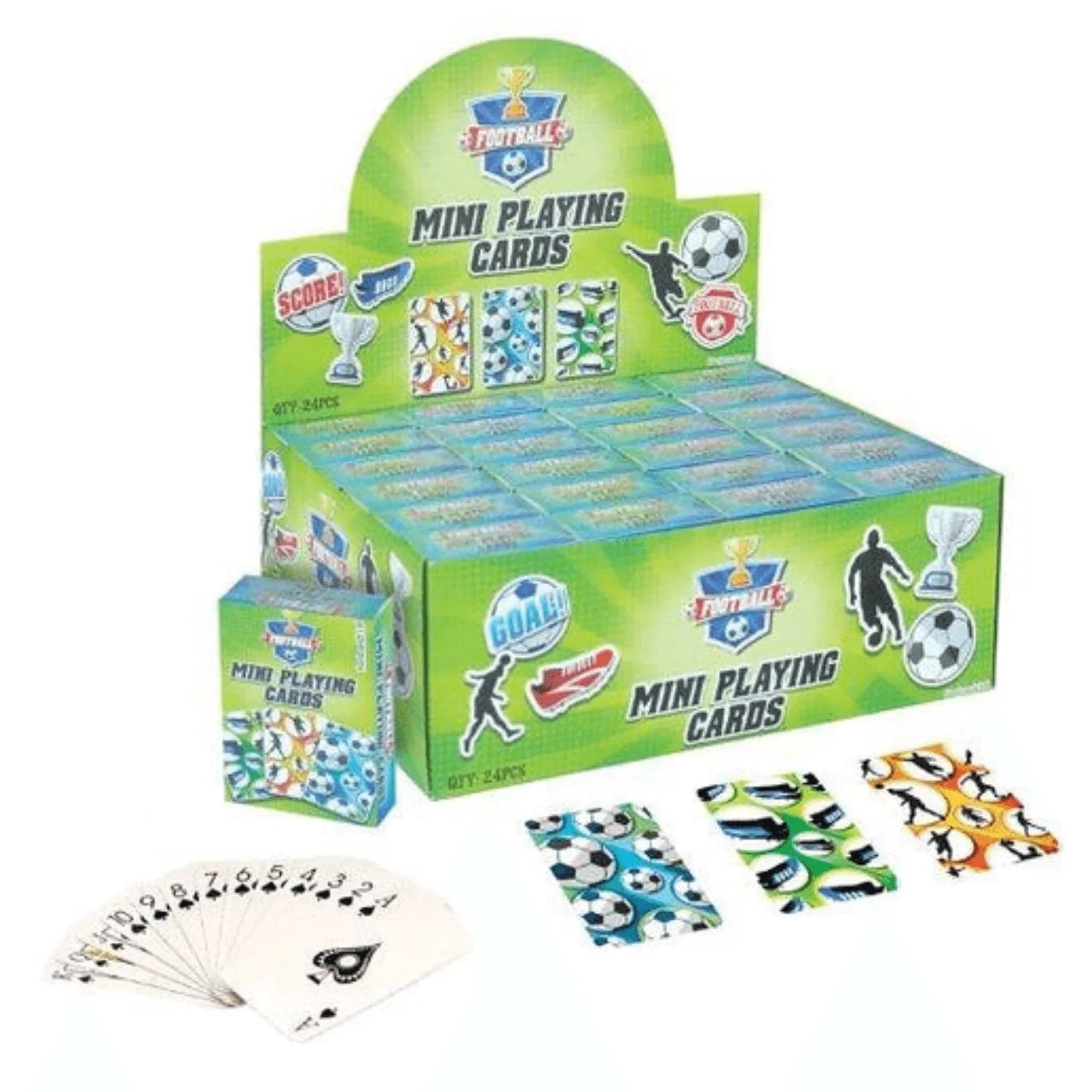 Mini Football Playing Cards - Kids Party Craft