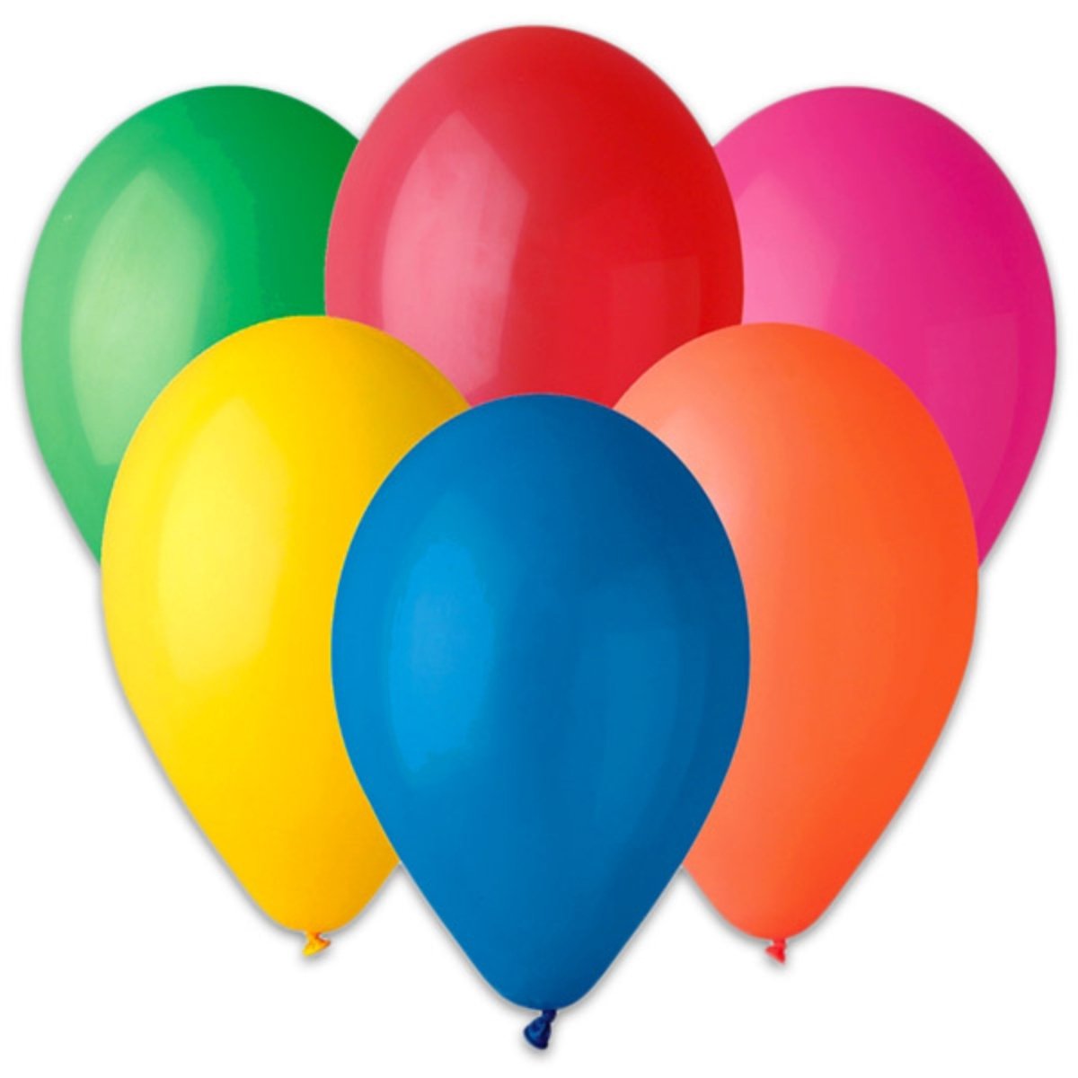 Multicoloured Balloons 25 Pack - 26cm/10" - Kids Party Craft