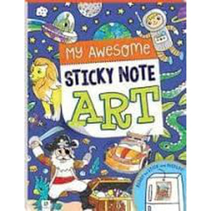 My Awesome Sticky Note Book - Kids Party Craft