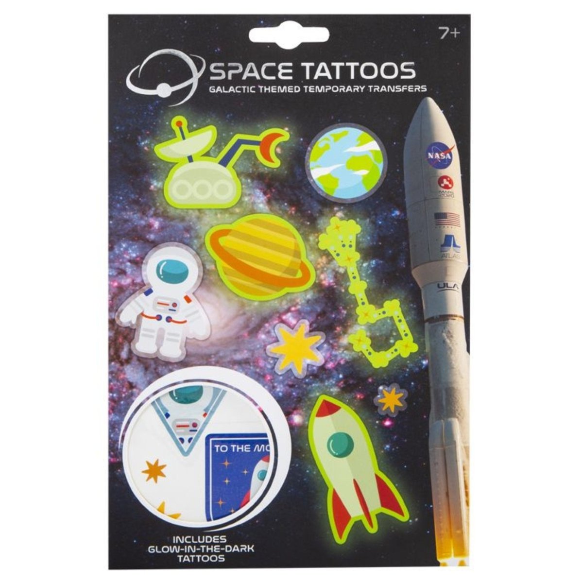 Nasa Space Tattoos - Kids Party Craft